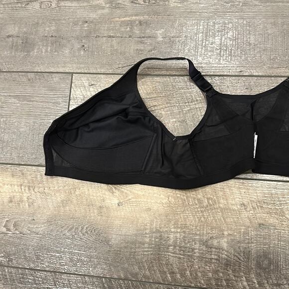 NWOT Glamorise Full Figure MagicLift Front Closure Posture Back Bra 48D - Picture 5 of 6